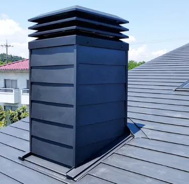 屋根出し角トップ型平屋建