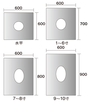 天井・壁出し外部用仕切板（ビス付）