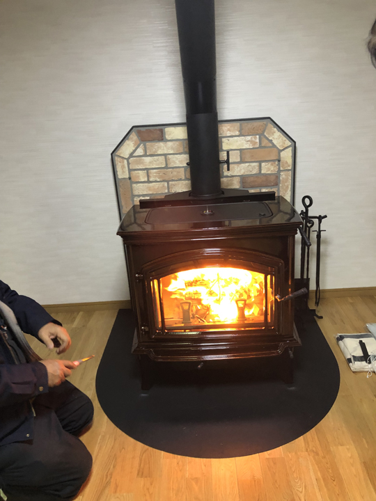広い家でも暖まります