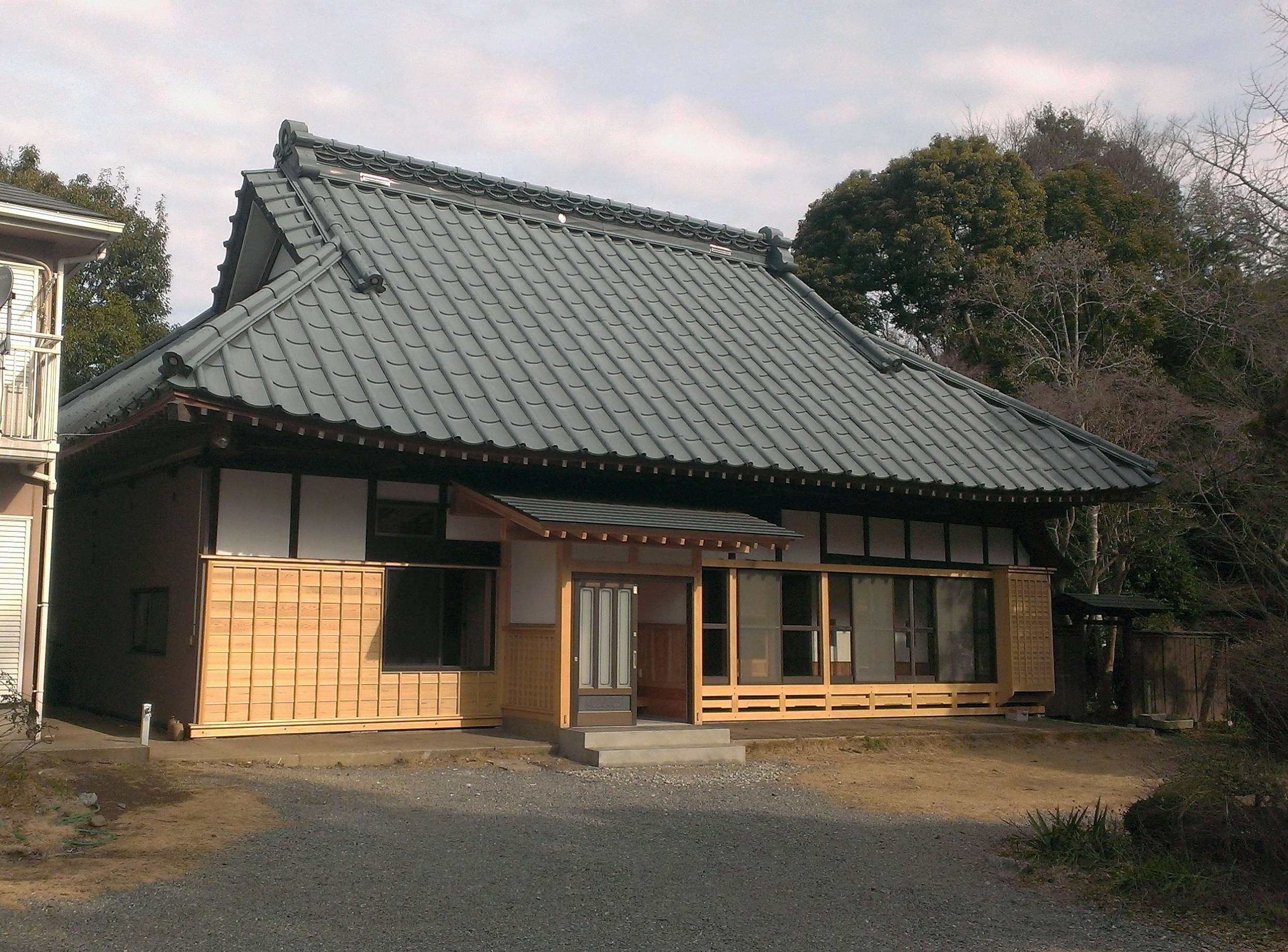 茨城県つくば市で施工した薪ストーブ（暖らんコニファー マークX300）
